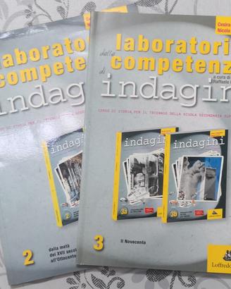 libri scolastico  " indagini" + laboratorio
