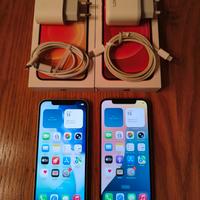 2 Apple iPhone 12 256gb e 128gb bianco rosso 
