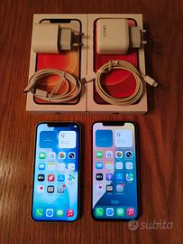 2 Apple iPhone 12 256gb e 128gb bianco rosso 