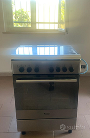 Cucina a gas con forno elettrico classe A -Ariston