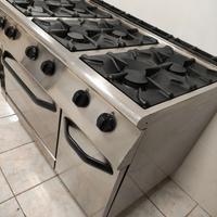 Cucina a gas con forno a gas, marca Mareno