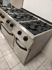 Cucina a gas con forno a gas, marca Mareno