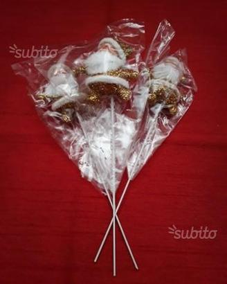 Set spiedini babbo natale