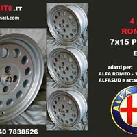 Cerchi ronal a1 style 7x 15 4x98 et25 alfa romeo