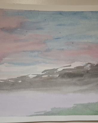 Disegno paesaggio polesine