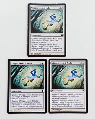 3x "Viaggio verso il nulla" vintage ITA  MTG NM 
