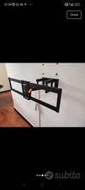 staffa porta TV regolabile universale 60kg