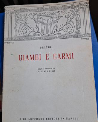 libro Giambi e Carmi di Gigli, Loffredo, 1963