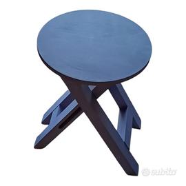 sgabello pieghevole in legno  massello 