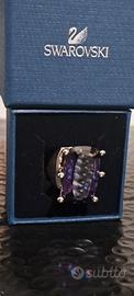 anello  Argento  e quarzo viola Swarovski 
