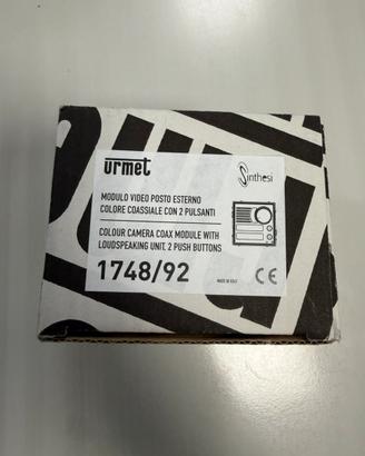 Urmet modulo video posto esterno coassiale