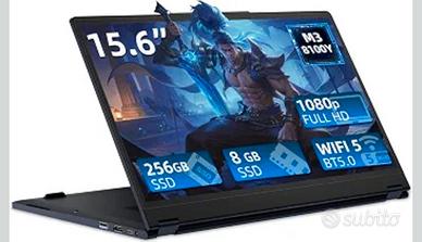 PC Portatile 2-in-1 Touchscreen da 15,6" Win 11