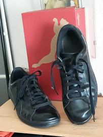 Puma Smash L Leather Unisex Sneakers /black