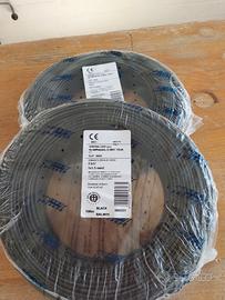 Cordina elettrica unipolare 1 x1,5 nero