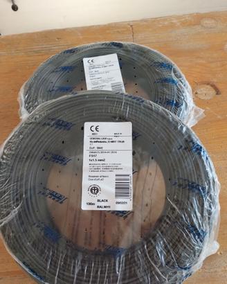 Cordina elettrica unipolare 1 x1,5 nero