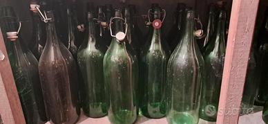 Bottiglie in vetro vuote, per birra, vino, liquori