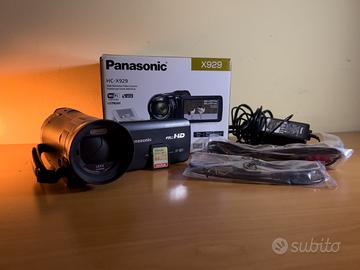 Videocamera PANASONIC HC-X929 + SD 64Gb +Accessori