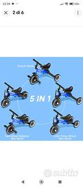 Triciclo Evolutivo 5 in 1 - XJD - da 1 a 3 anni