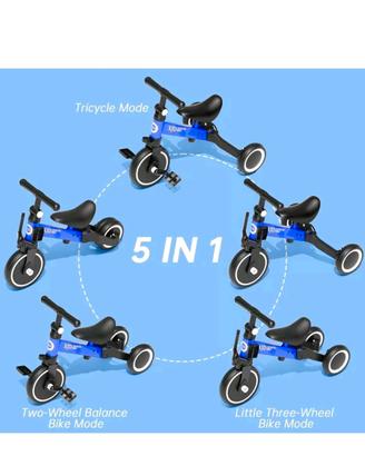 Triciclo Evolutivo 5 in 1 - XJD - da 1 a 3 anni