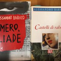 A. Baricco 2 libri (Omero + Castelli Di Rabbia)