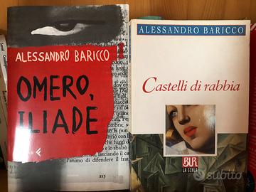 A. Baricco 2 libri (Omero + Castelli Di Rabbia)