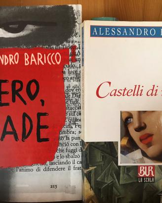 A. Baricco 2 libri (Omero + Castelli Di Rabbia)