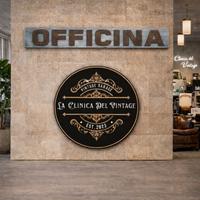 insegna tabella industriale OFFICINA anni 70/80