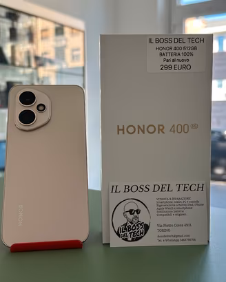 PROMO TOP! Honor 400 5G 512gb (ritiro l'usato)