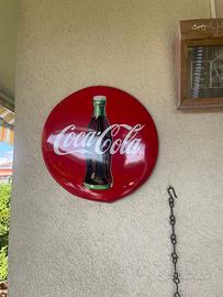 coca cola 1992 originale insegna metallo