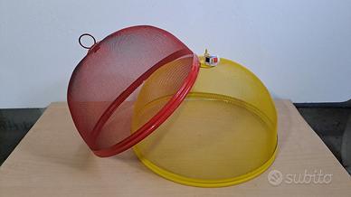 Coppia coprivivande rete metallica