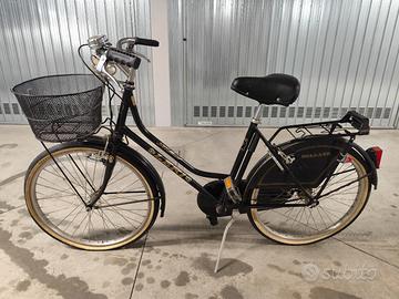 Bici stile Graziella con cestino 