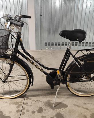 Bici stile Graziella con cestino 
