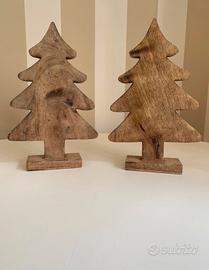 Alberi in legno 2pz