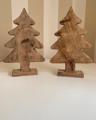 Alberi in legno 2pz
