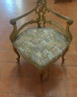 Poltrona angolare in stile Luigi XV