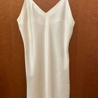 Sottoveste seta bianca