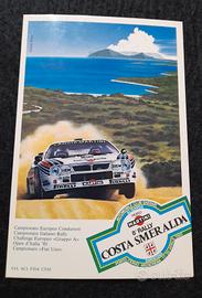 rally costa smeralda cartolina 1985