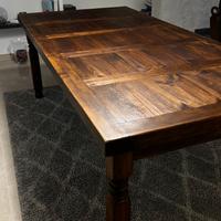 Tavolo legno massiccio con 6 sedie coordinate
