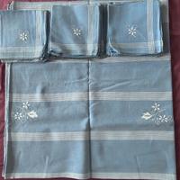 Tovaglia vintage fatta a mano primi ’900 macchiata