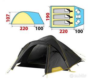 Tenda 3posti ultra leggera