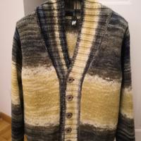 Cardigan DF (Daniele Fiesoli) colore beige/blu XL