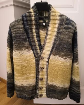 Cardigan DF (Daniele Fiesoli) colore beige/blu XL