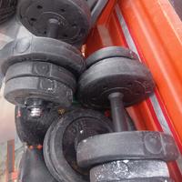 bilanciere pesi e sacco 