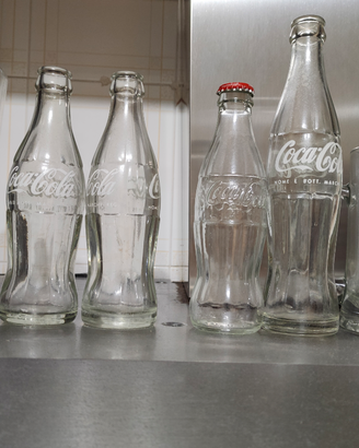 Bottiglie in vetro di Coca-cola