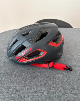 Casco Scott Arx dark/grey red