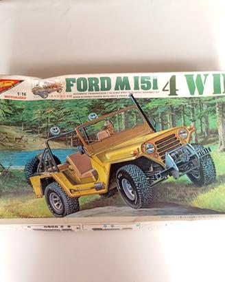 Kit Nichimo 1:16 Ford M151 4WD Mutt Vintage