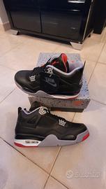 Nike AIR Jordan 4 Retro Bred Reimagined, EU44 nuov