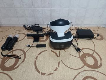 Ps Vr + Ps Camera + 2 Ps move + adattatore Ps5