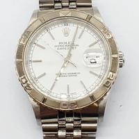 ROLEX DATEJUST TURN'O'GRAPH 16264 GHIERA ORO BIANC