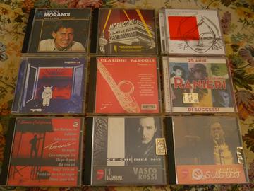 Lotto di 18 CD, cantanti e gruppi Musica Italiana